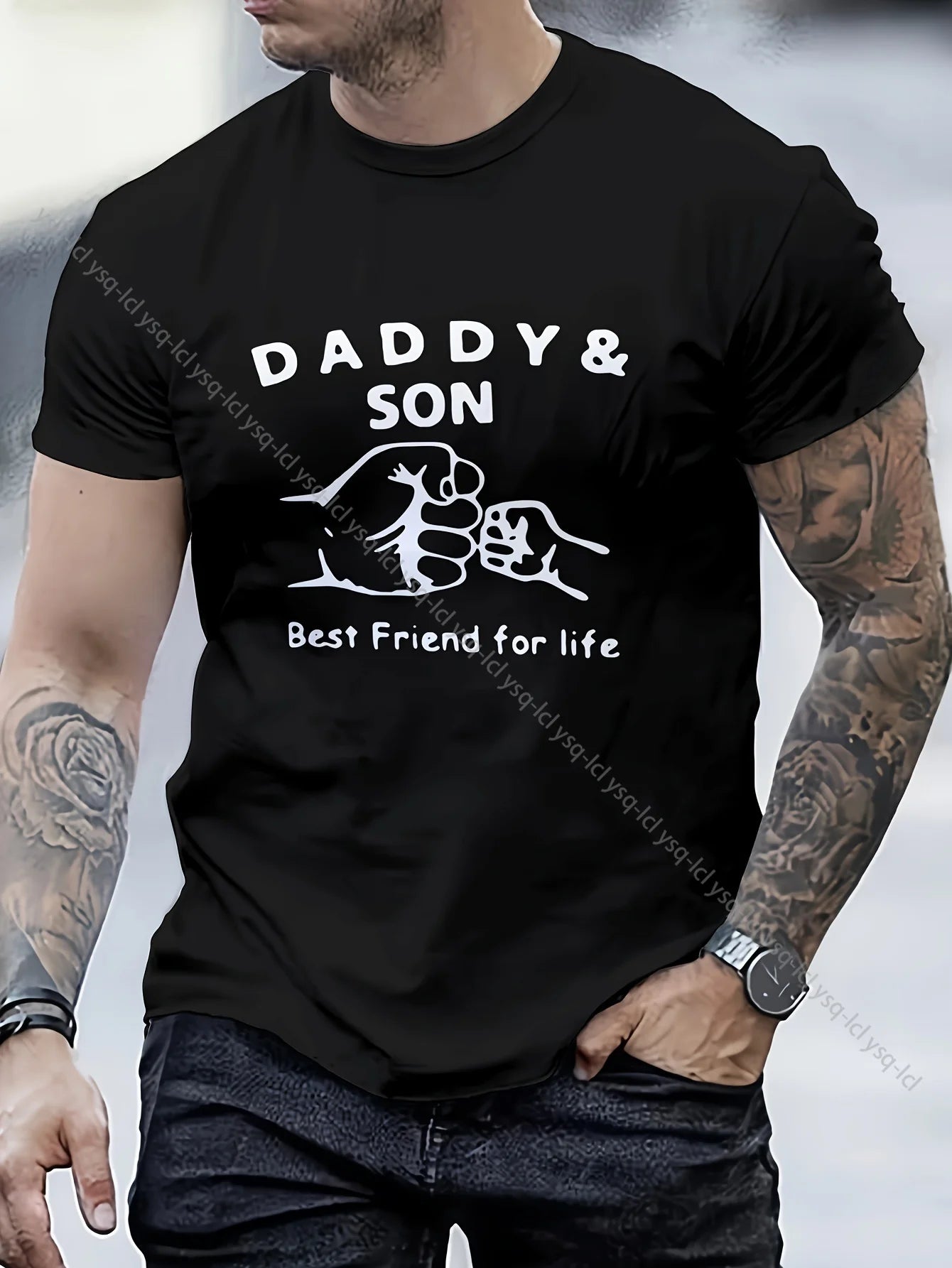 Men's Summer Casual T-shirt, with A Unique Printed Design and A Round Neck, Is Suitable for Daily Wear By Both Men and Women