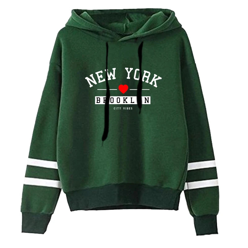 Fall Winter Hot Sale Women's Hoodie Urban Causal Fashion Warm Loose Hoody Coat Female Home Outdoor Comfort Longsleeve Pullover
