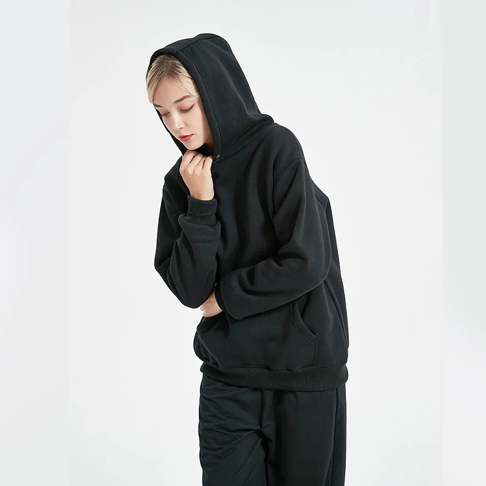 Men's Casual Hoodies Women's Fleece Warm Hoodies Spring Autumn Pullovers Fashion Black Multiple Colour Oversized Sweatshirts Top