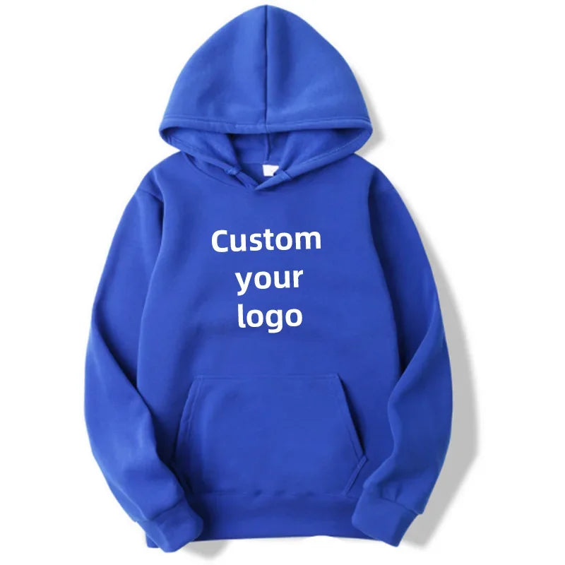 Customized hooded shirt for men and women, featuring photos and logos of your design. High end gifts in EU sizes