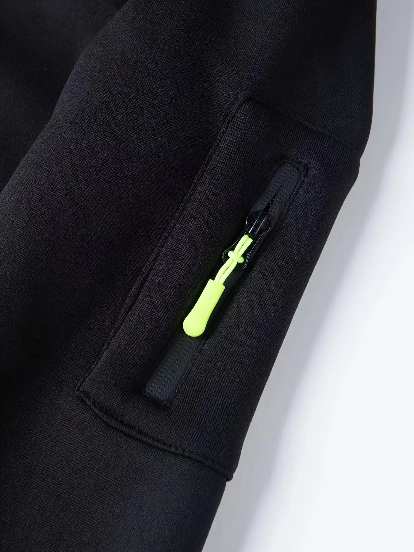 Fall/Winter style knitted hooded pullover, casual and comfortable loose-style multi-pocket zipper men's hoodie