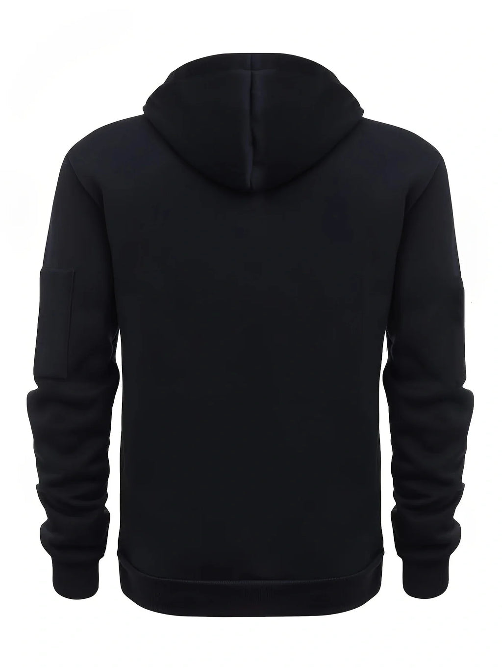Fall/Winter style knitted hooded pullover, casual and comfortable loose-style multi-pocket zipper men's hoodie