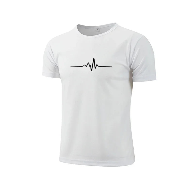 Summer Hot Sales Jogging Shorts Sleeve T-shirt Casual Sports Cool Daily Quick Drying Versatile Outdoors Men's Tops Tees Clothing