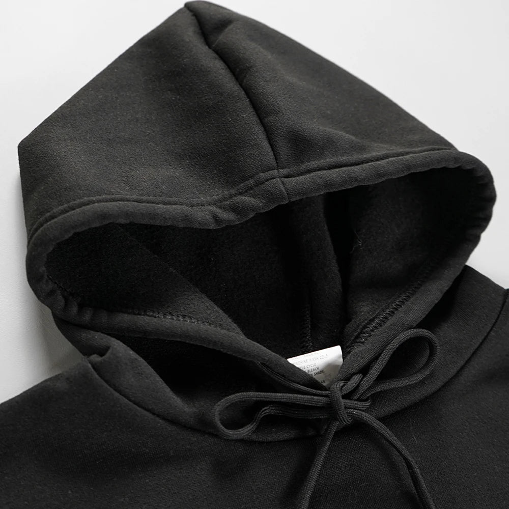 Men's Casual Hoodies Women's Fleece Warm Hoodies Spring Autumn Pullovers Fashion Black Multiple Colour Oversized Sweatshirts Top