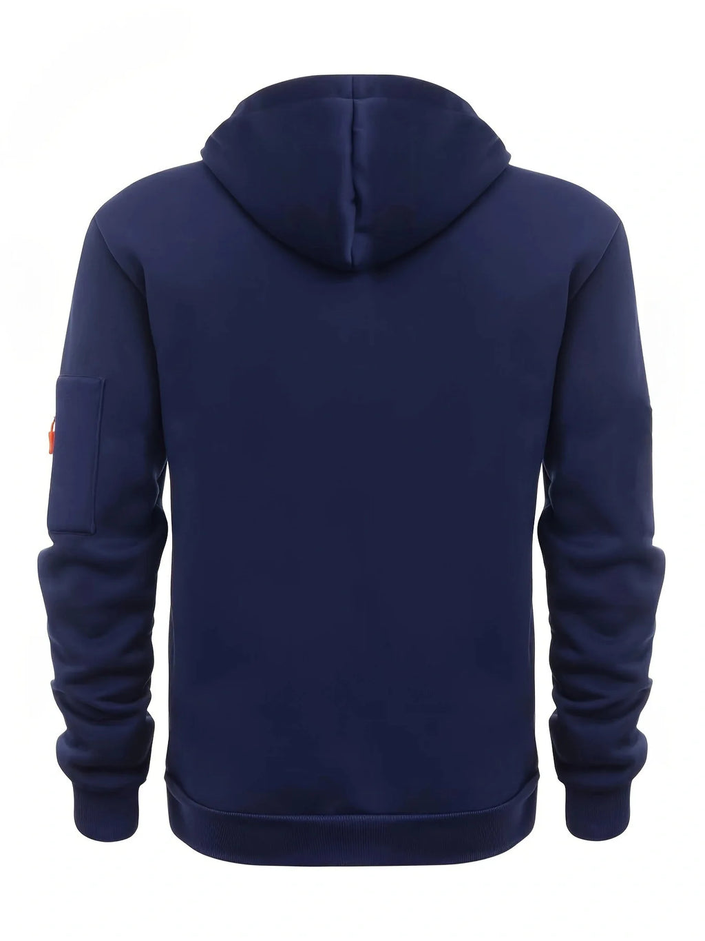 Fall/Winter style knitted hooded pullover, casual and comfortable loose-style multi-pocket zipper men's hoodie