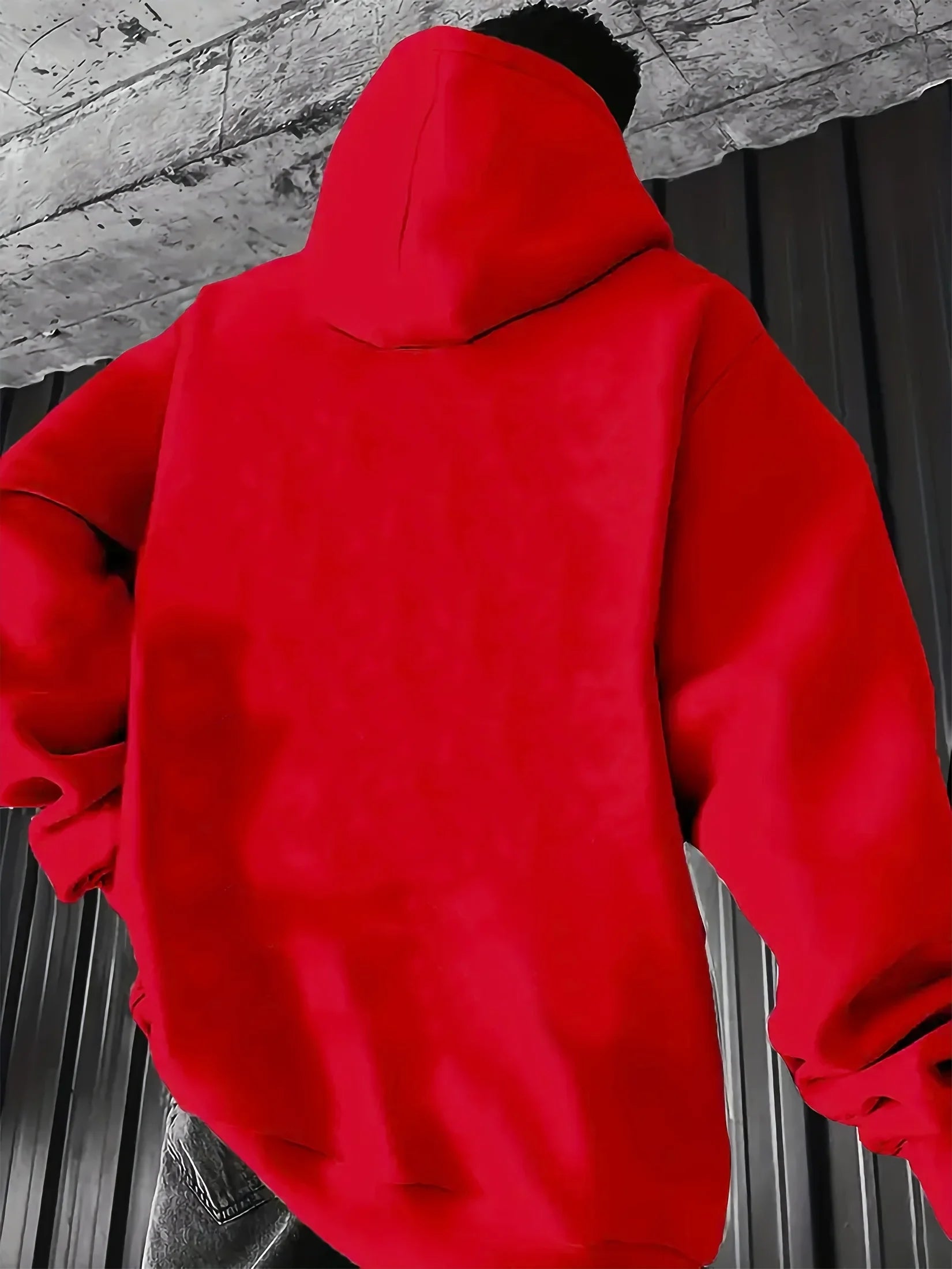 Men'S "Falling in Reverse" Hoodie - Casual Pullover with Kangaroo Pocket, Long-Sleeve Sweatshirt for Adults Casual Wear Hoodie