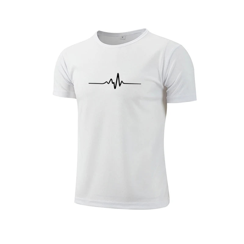 Summer Hot Sales Jogging Shorts Sleeve T-shirt Casual Sports Cool Daily Quick Drying Versatile Outdoors Men's Tops Tees Clothing